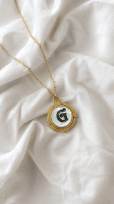 Personalised Gift initial pendant with chain