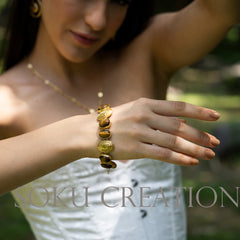 Designer Bracelet in Gold Plated