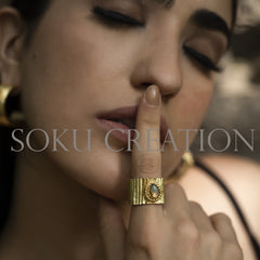 Gold plated Designer Gemstone Jewelry Set