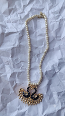 Blue Peacock Necklace