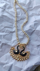 Blue Peacock Necklace