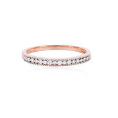 92.5 Sterling Silver gold plated zirconia ring