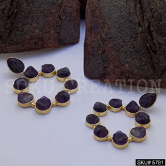 Gold plated Handmade Designer Drop and Dangle Earring SKU5781