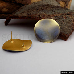 Gold plated Long Stud Style Different Design of Earring SKU5893