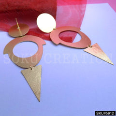 Gold plated Designer Statement Drop and Dangle Earring SKU5912