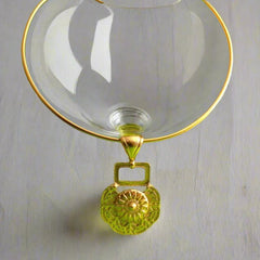Gold plated Unique Designer Choker With A Big Statement Pendent SKU5995