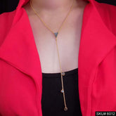 Labradorite Gemstone Tinny Chain Necklace SKU6012