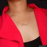 Gold Plated Chain Necklace with Birds in Chain Necklace SKU6014