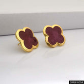 Gold plated Statement Design Triangle Style Stud Earring SKU6051