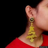 Christmas Tree Drop Earrings