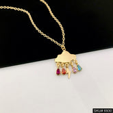 Gold Plated Sky-Light Necklace SKU6930