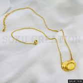 Gold Plated Simple Design of Handmade Chain and Charm SKU7436
