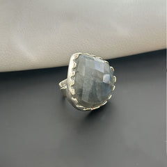 "Moon veil Teardrop Ring" SOKU#7863