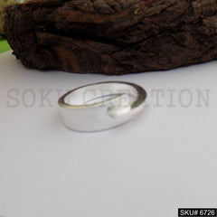 Gold Plated Unique Plain Designer Handmade Ring SKU6726