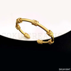 Gold Plated Antique Design of Unique Cuff SKU6847