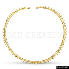 Gold Plated Simple Design Doted on Choker SKU7030