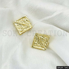 Gold plated Earring and Ring SKU7343