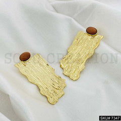 Gold Plated Pendant Necklace Earring and Ring SKU7347