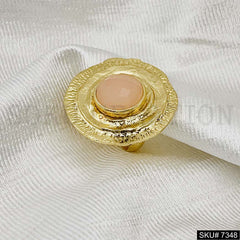 Gold Plated Pendant Necklace Earring and Ring SKU7348