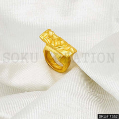Gold Rose and Silver Plated Ring SKU7352