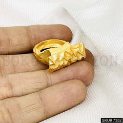 Gold Rose and Silver Plated Ring SKU7352