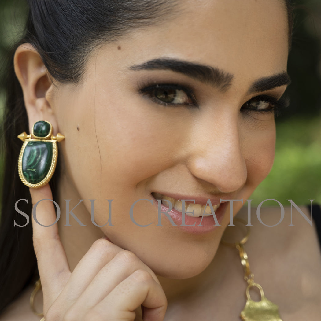 Unique Gold plated Designer Jewelry Set