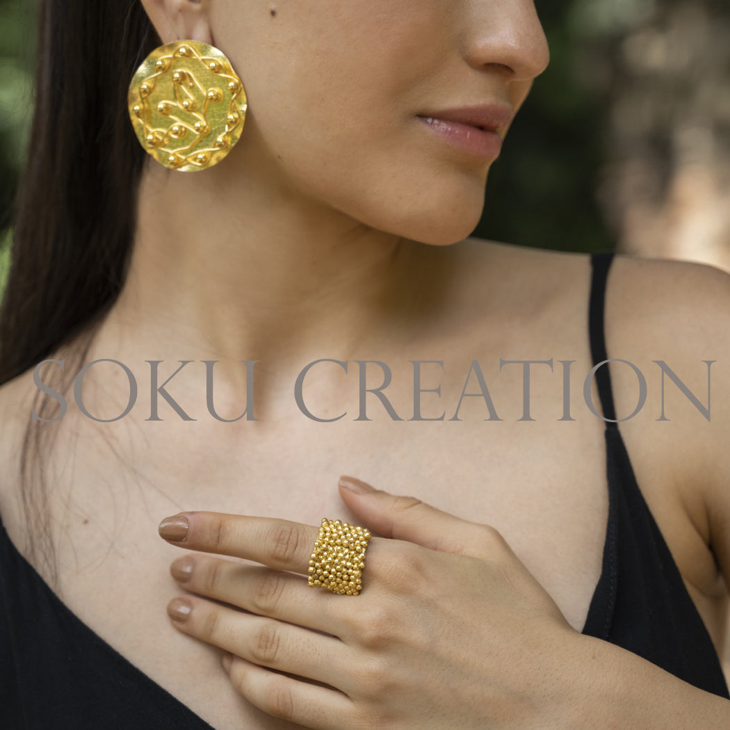 Gold plated Designer Jewelry Set