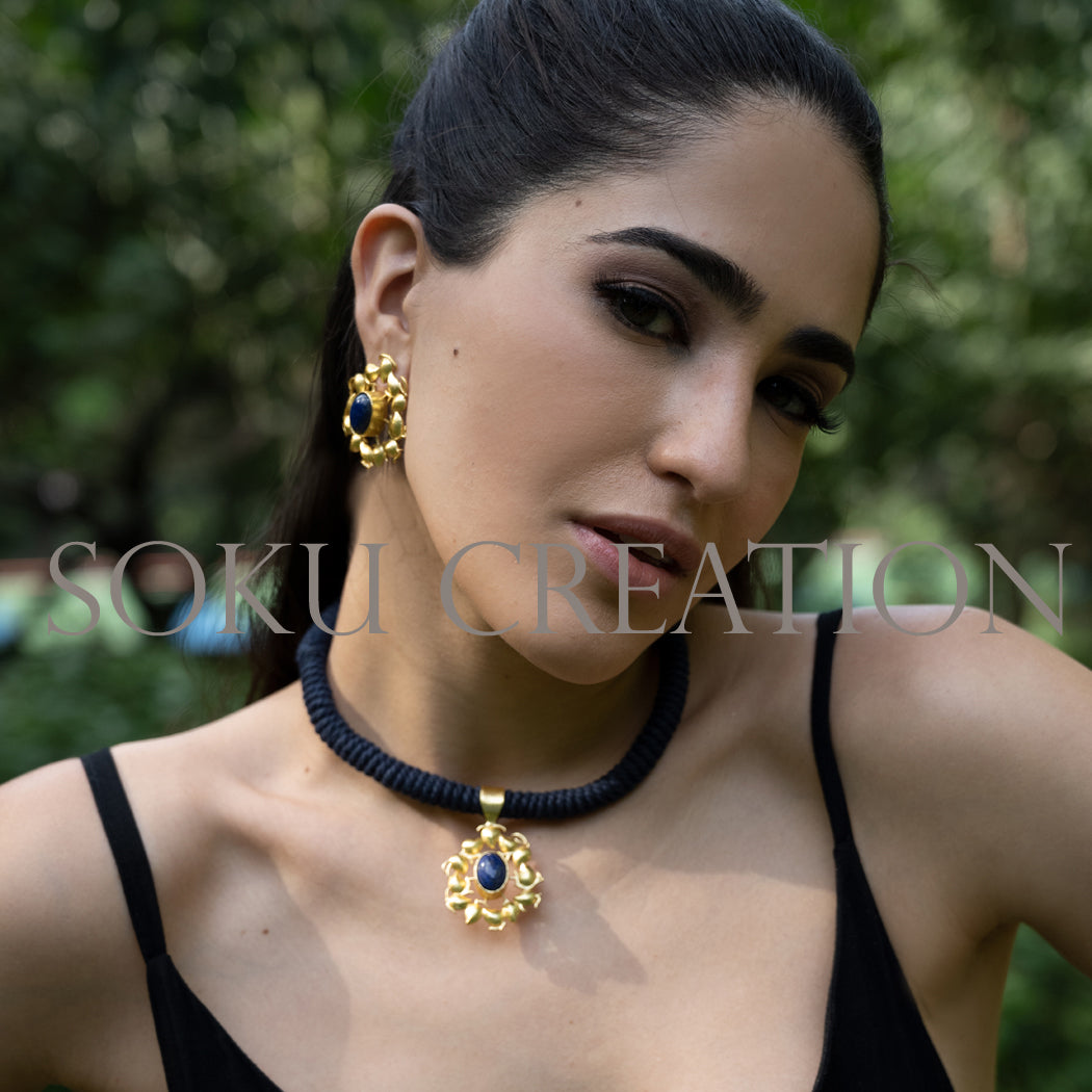Gold plated Unique Designer Jewelry Set