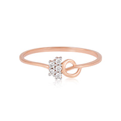 92.5 Sterling Silver gold plated zirconia ring