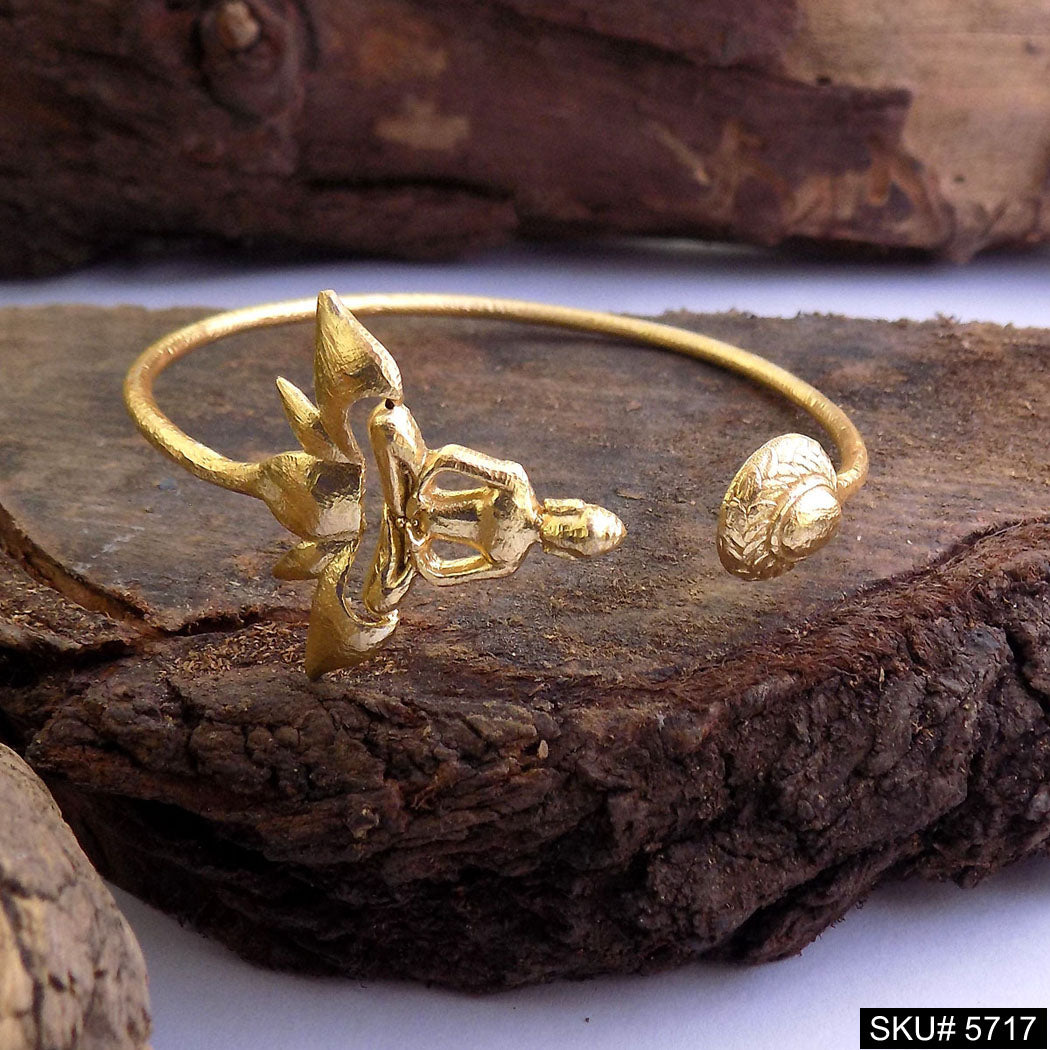 Gold Plated Statement Designer  Cuff SKU5717