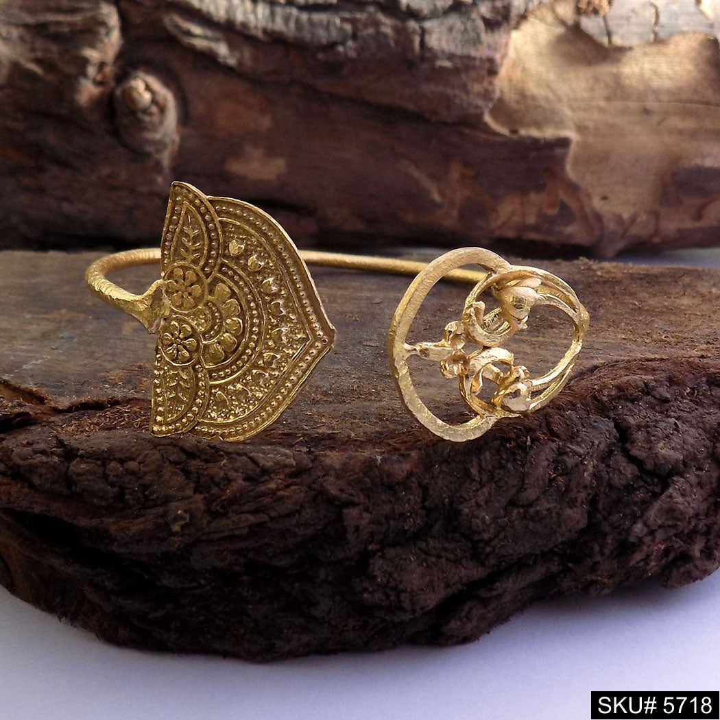 Gold Plated Statement Designer  Cuff SKU5716