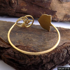 Gold Plated Statement Designer  Cuff SKU5716