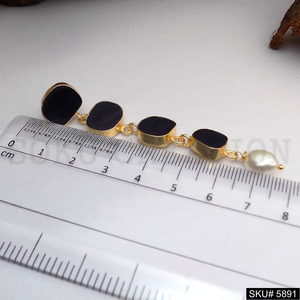 Gold plated Designer Long Drop and Dangle Earring SKU5891