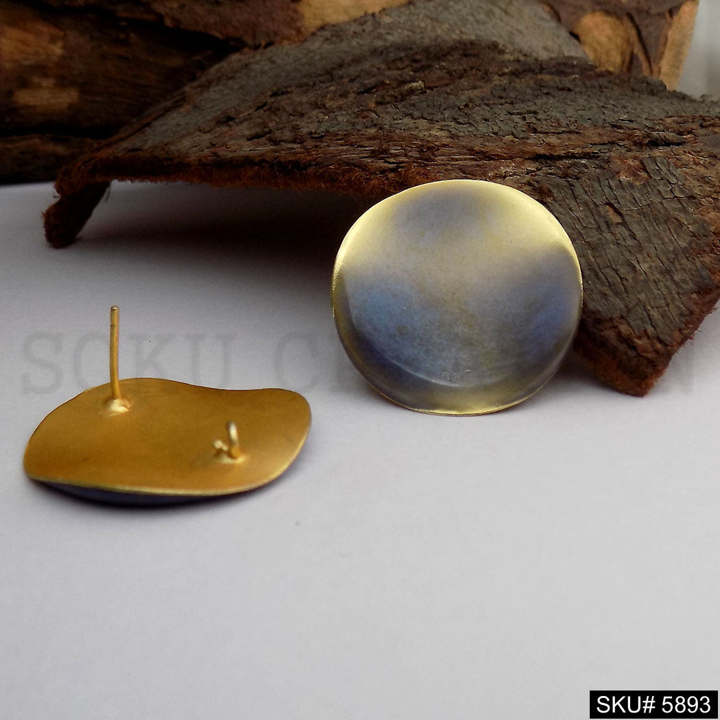 Gold plated Long Stud Style Different Design of Earring SKU5893