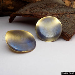 Gold plated Long Stud Style Different Design of Earring SKU5893