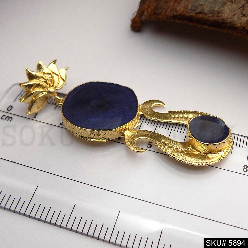 Gold plated Drop and Dangle Designer Earring SKU5894