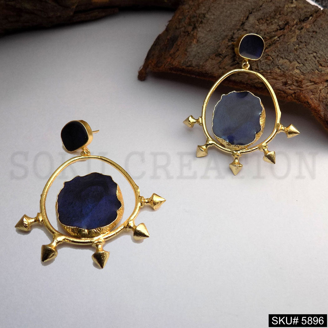 Gold plated Drop and Dangle Designer Earring SKU5896