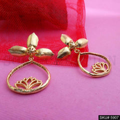 Gold plated Designer Handmade Drop and Dangle Earring SKU5907