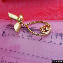 Gold plated Designer Handmade Drop and Dangle Earring SKU5907