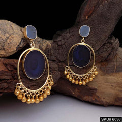 Gold plated Designer Handmade Drop and Dangle Earring SKU6038