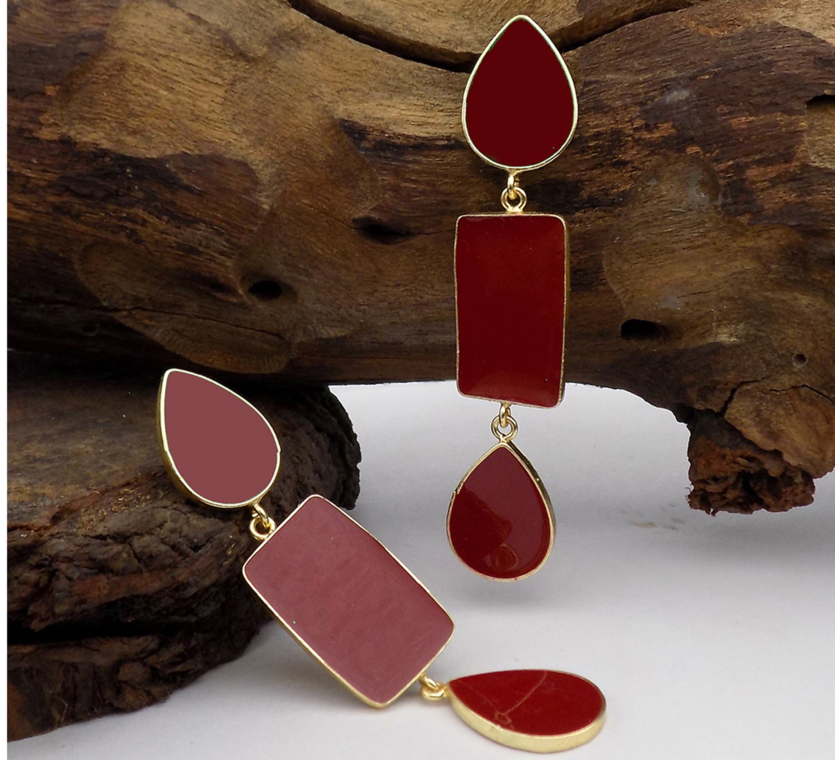 Gold plated Designer Drop and Dangle Earring SKU6085