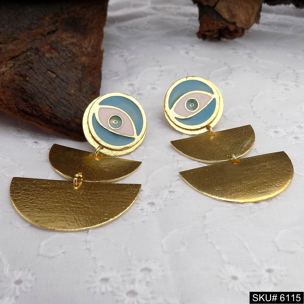Evil Eye Drop Earrings