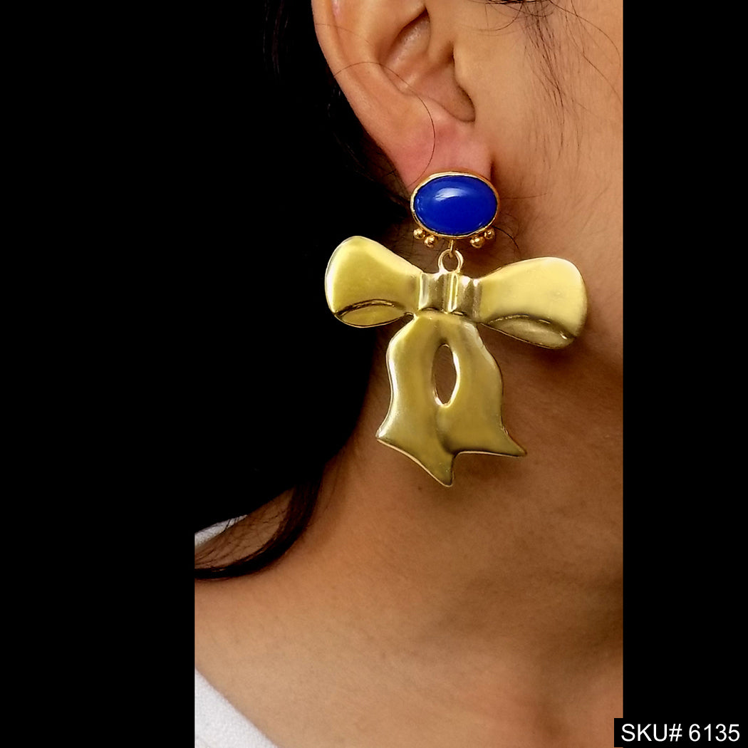 Ribbon Tie Earrings