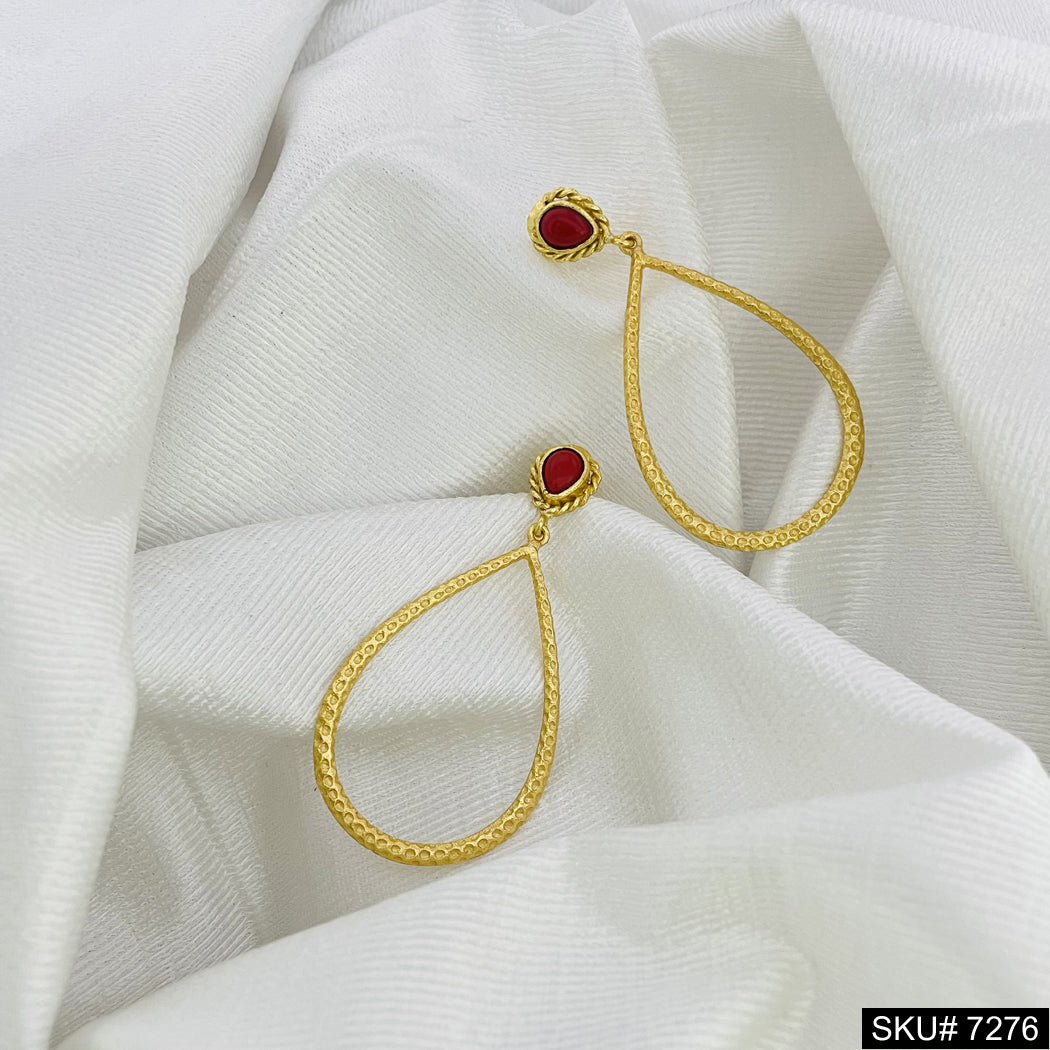 Red Gemstone Drop
