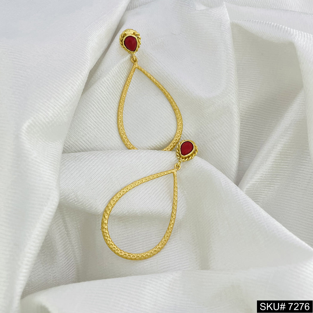 Red Gemstone Drop