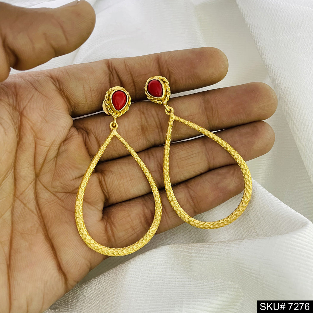 Red Gemstone Drop