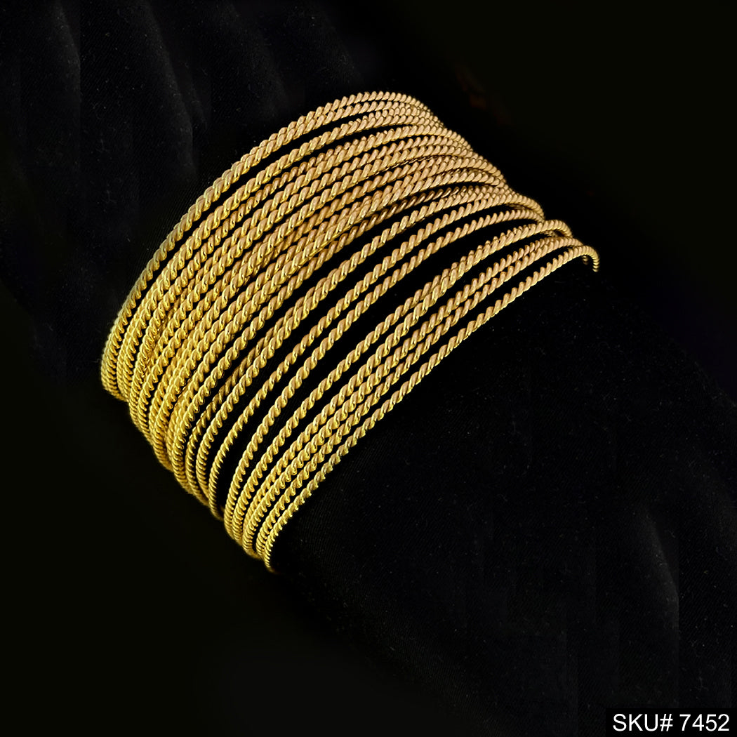 Gold Plated Multi Layer of Twisted Wire of Cuff SKU7452