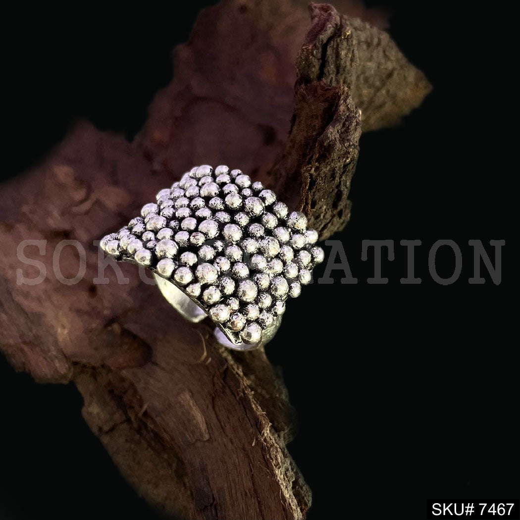 Gold Pellets Touch Ring SKU7467