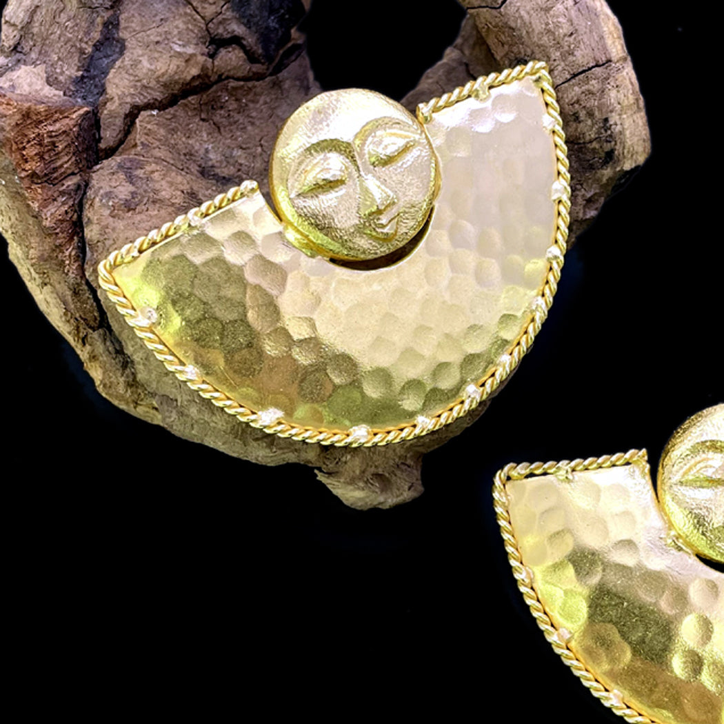 Goddess Face Stud