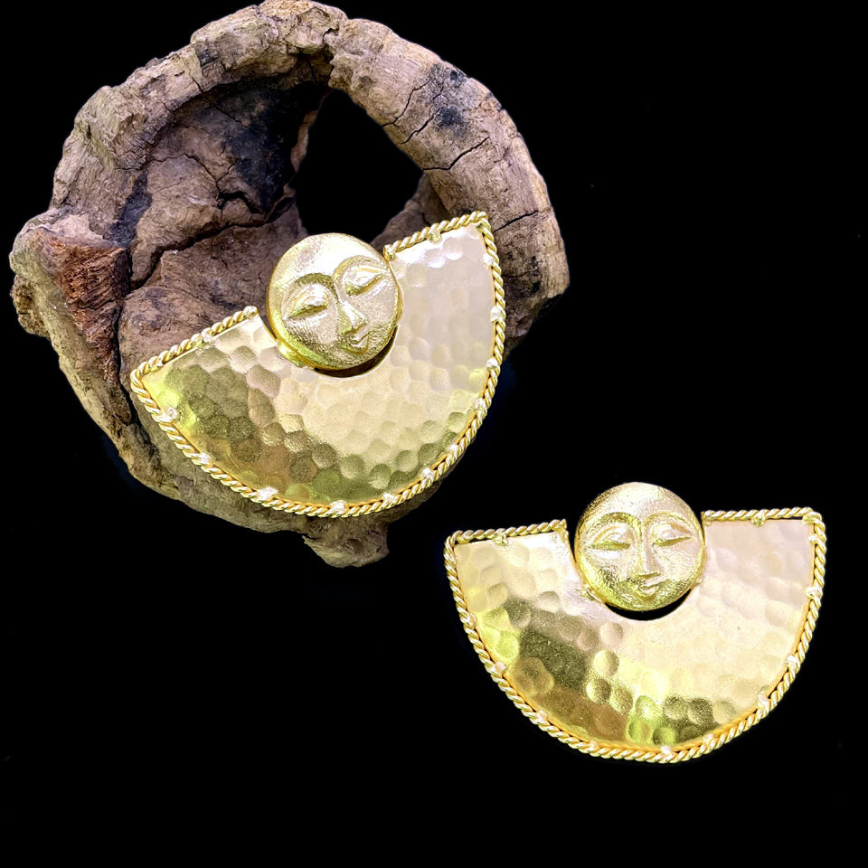 Goddess Face Stud